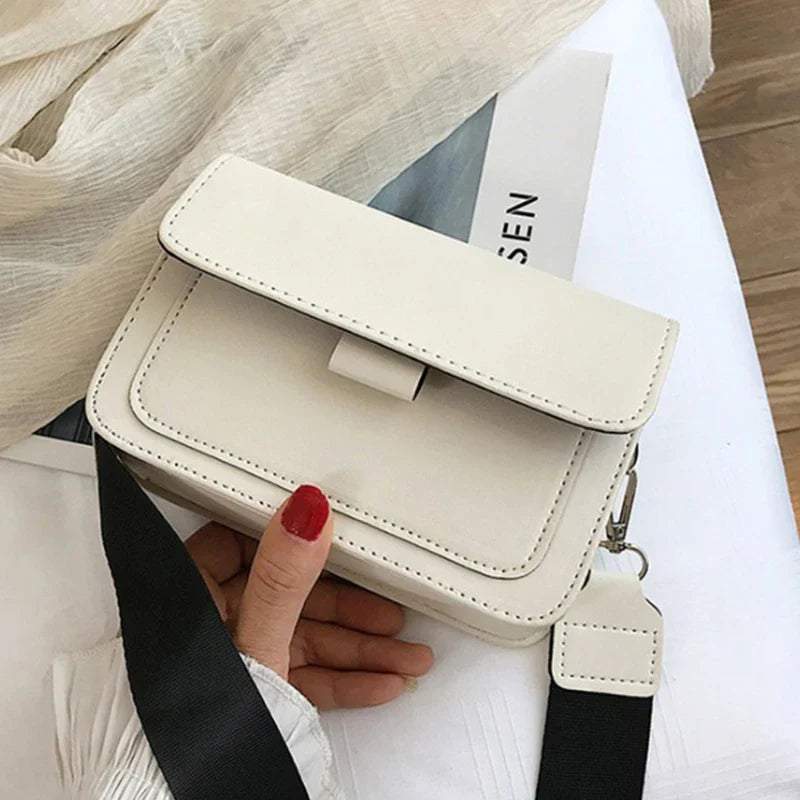 bags : MARLEEN - Dames PU-Leren Crossbody Vierkante Tas met Verstelbare Schouderband in van Pantino