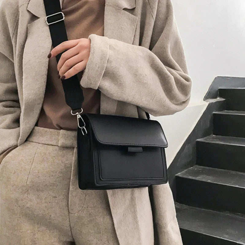 bags : MARLEEN - Dames PU-Leren Crossbody Vierkante Tas met Verstelbare Schouderband in van Pantino