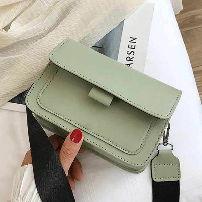 bags : MARLEEN - Dames PU-Leren Crossbody Vierkante Tas met Verstelbare Schouderband in van Pantino