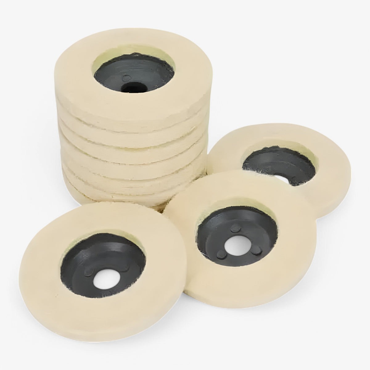 accessories : Polishing - Polijstschijf van wolvilt (5 stuks) in van Pantino