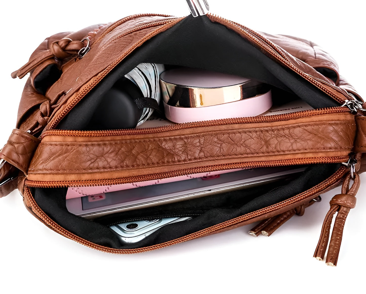 bags : Emy Fashion Bag - Luxe Leren CrossbodyTas Voor Dames in van Pantino