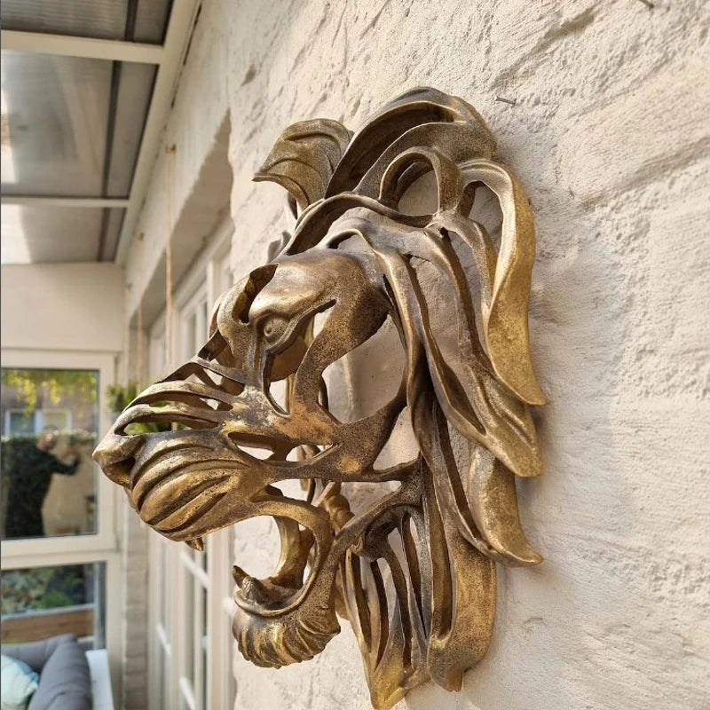 home & garden : RegalRoar Lion - Leeuwenkop Wandsculptuur in van Pantino