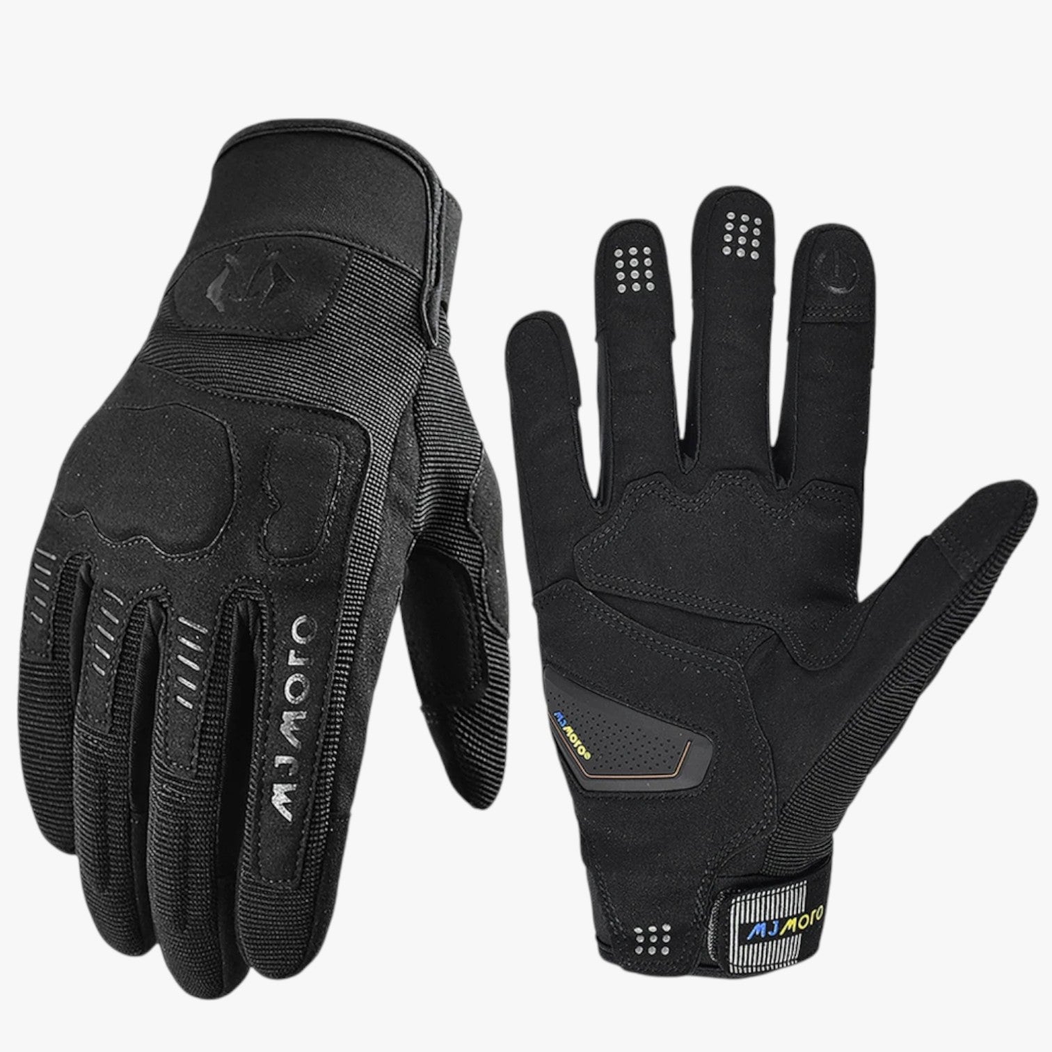 Handschoenen : Ezequiel | Zomerhandschoenen voor Fietsen in Zwart van Pantino