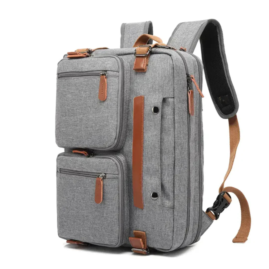 bags : Julia Uniek rugzak - rugzak dames - laptop rugzak in Grijs van Pantino