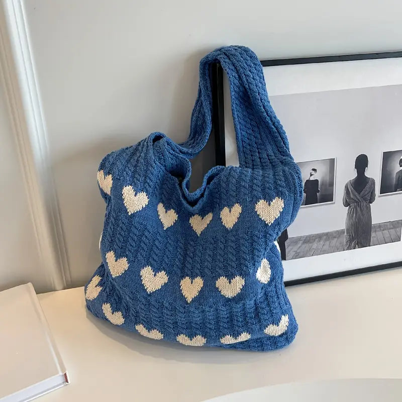 bags : Zahar - Duurzame bohemian tas | Strandtas in Blauw van Pantino