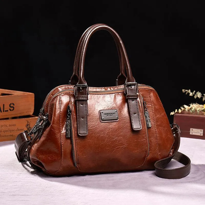 bags : Leren tas - Marja in van Pantino
