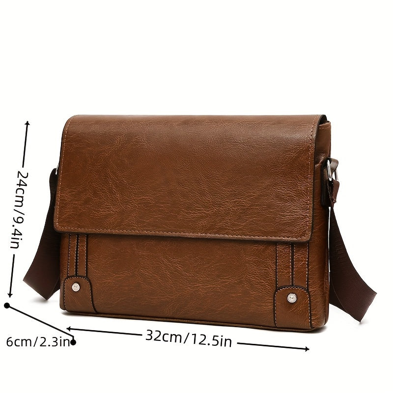 bags : Een Informele, Zachte PU-leren Aktetas, Zakelijke Schoudertas in van Pantino