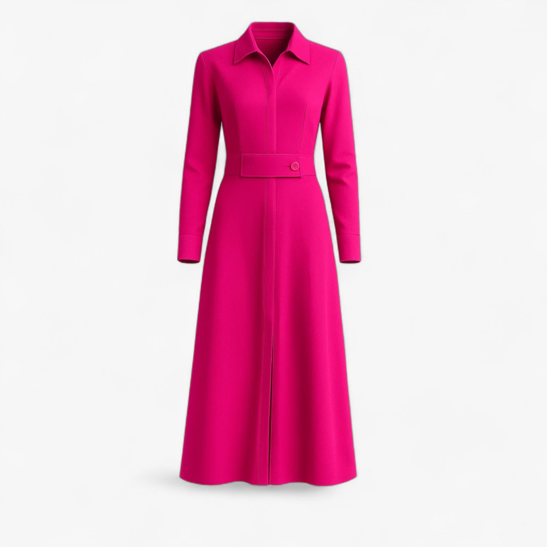 Women's Dress : Maggie | Dames Elegante Lange Maxi Jurk voor Zomer in Roze van Pantino