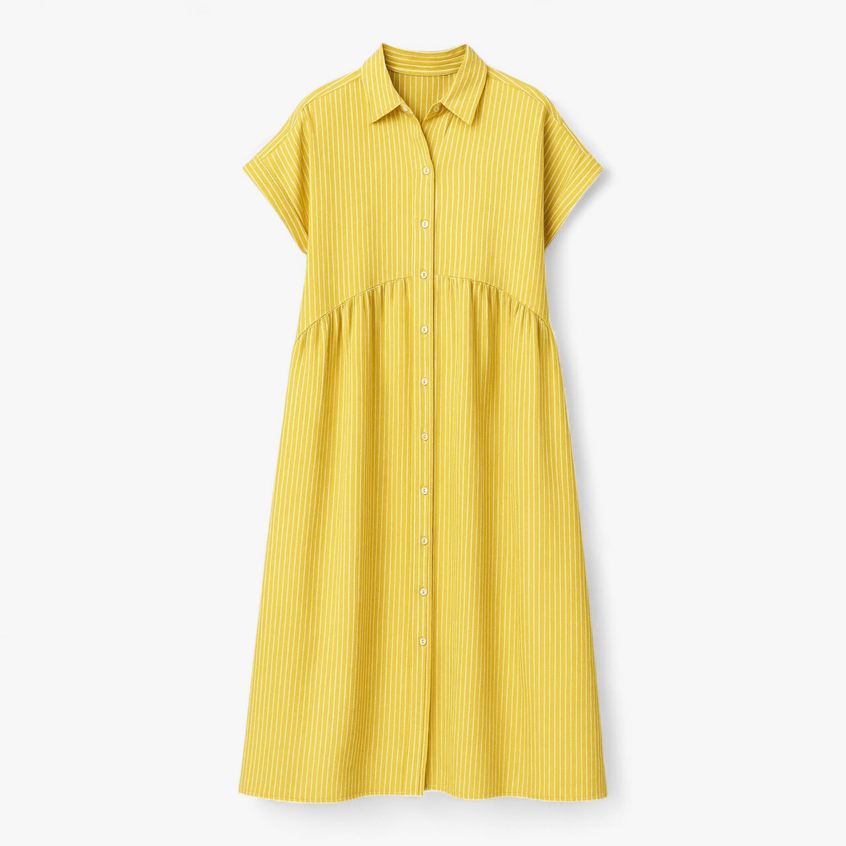Dress : Freja | Let og Løs Sommerkjole til Damer in Geel van Pantinoshop