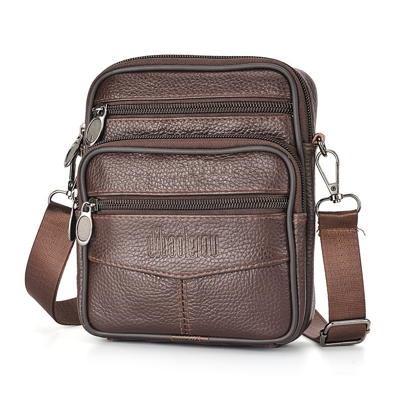 bags : Heren nieuwe lederen crossbody tas in van Pantino