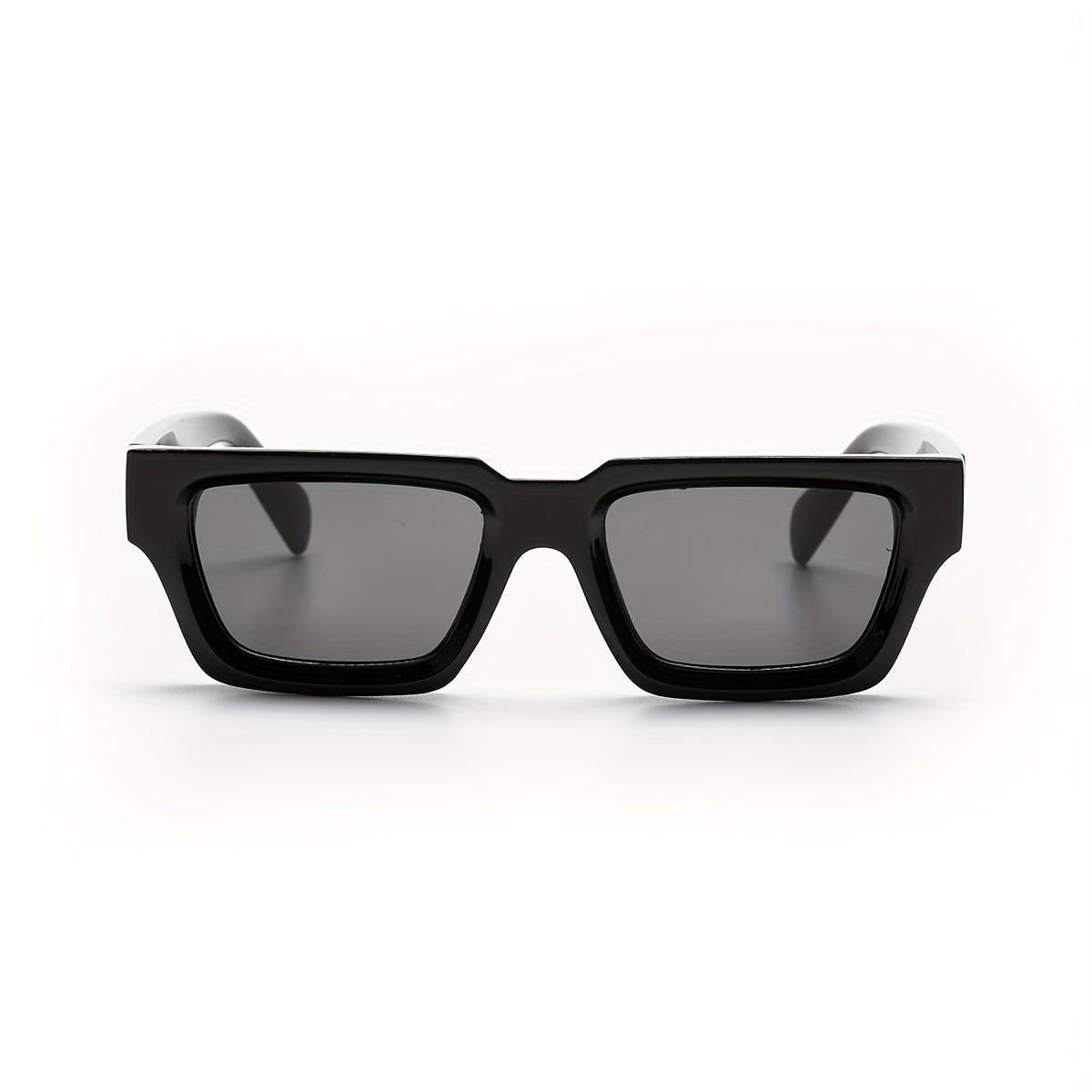 accessories : Stoere Zwarte Vierkante Zonnebril Met Retro Uitstraling in van Pantino