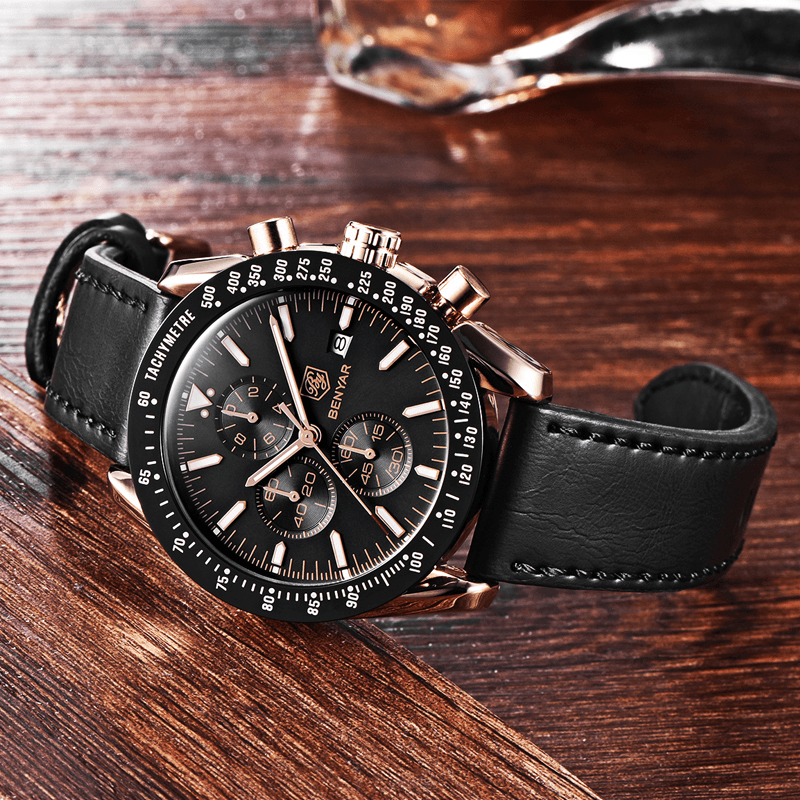 watches : Benyard™ - Men's Waterproof Quartz Watch in van Pantino