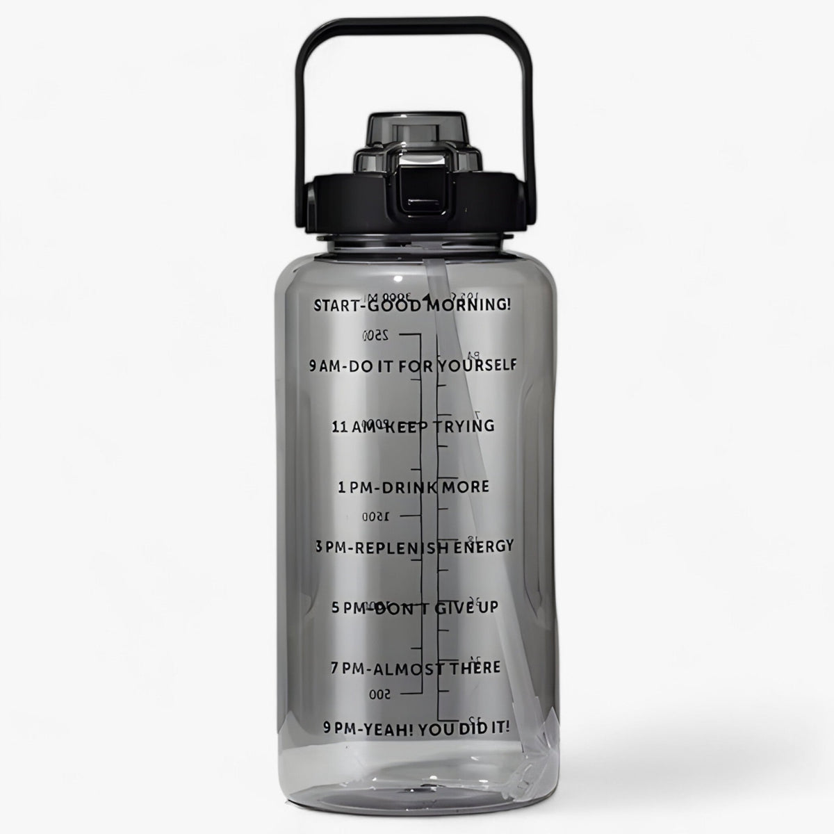 other : HydroMax | Grote waterfles - Grote capaciteit voor hydratatie de hele dag door in 2L Zwart A van Pantinoshop