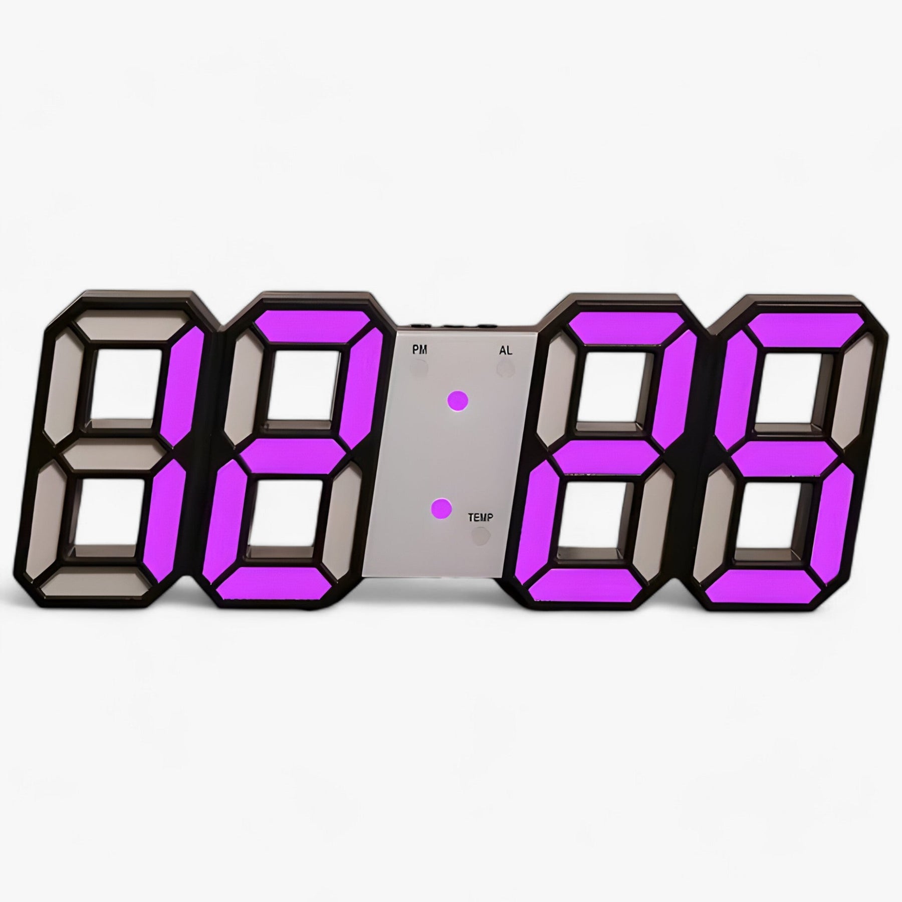 other : NordiClock | Wecker en digitale klok - Multifunctionele elektronische weergave in Zwart en paars van Pantinoshop