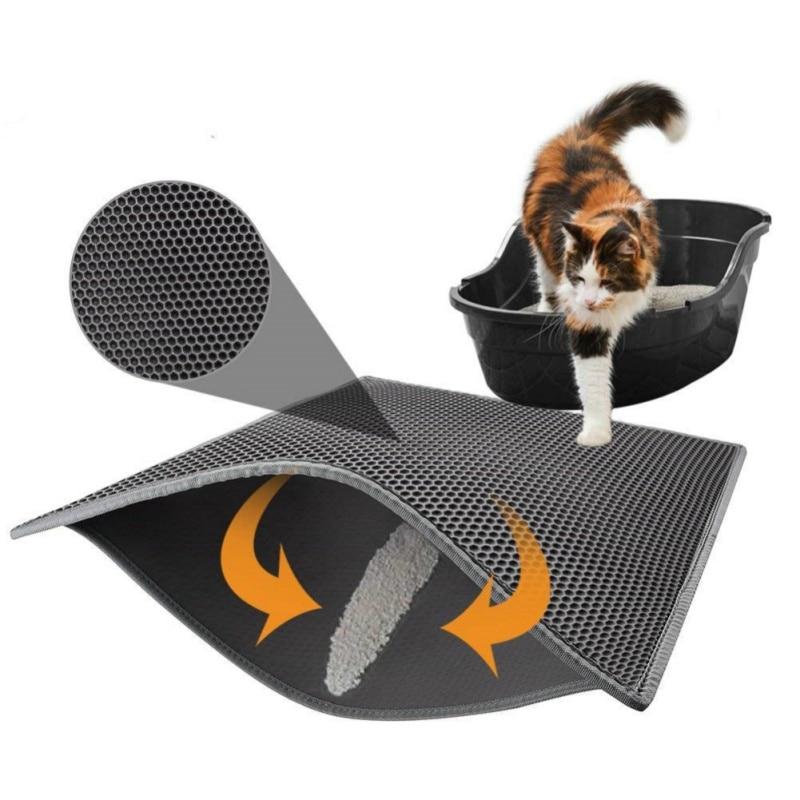 pets : Opvangmat voor kattengrind | Nooit meer kattengrind door je huis in van Pantino