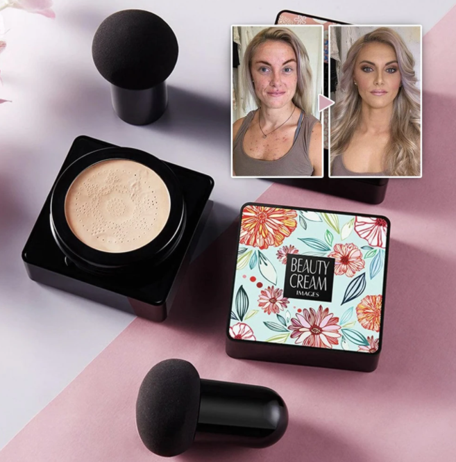 accessories : Mira - CC cream foundation make-up met paddenstoelvormig luchtkussen in van Pantino