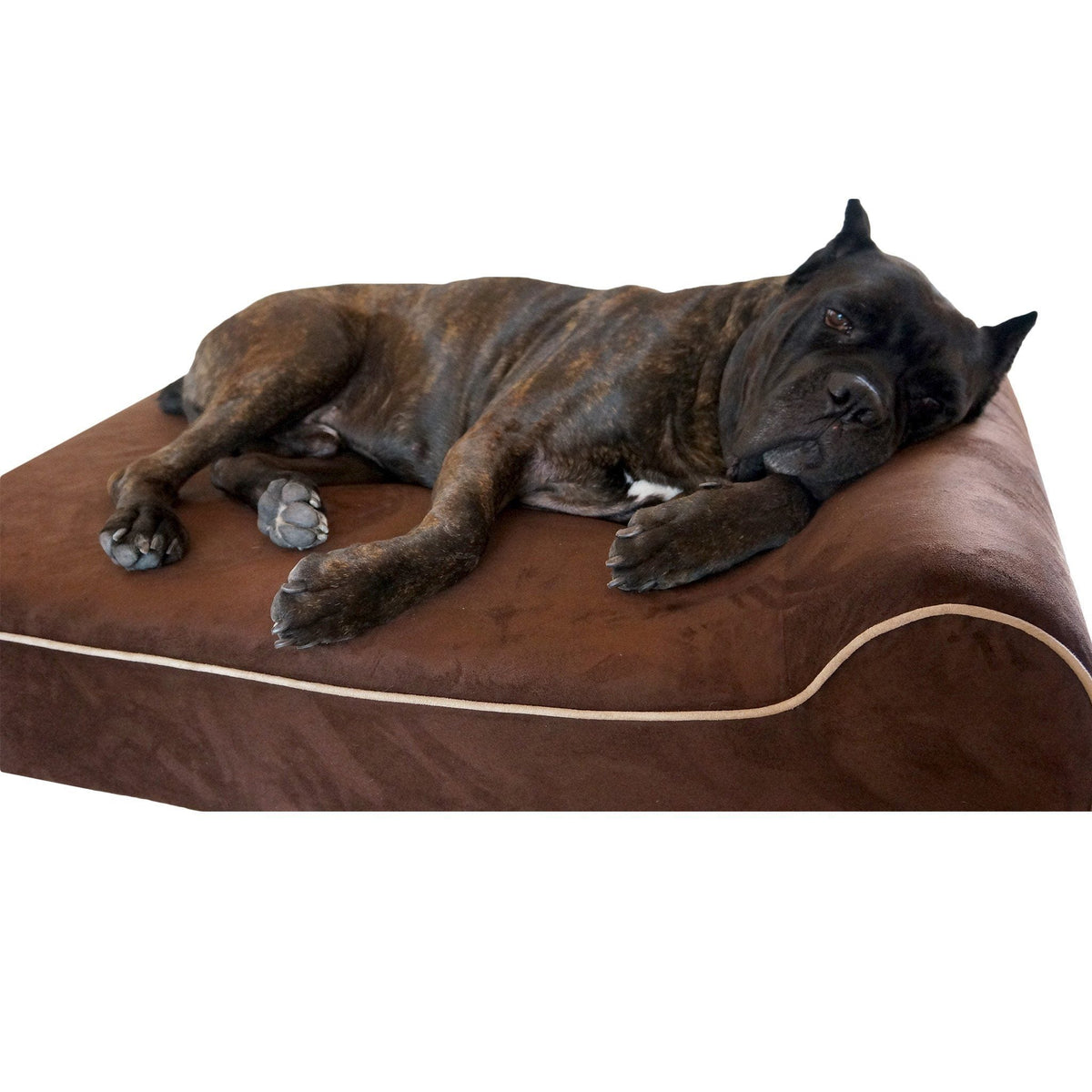 pets : Bruno - Luxe Bruine Hondenmatras in Chocolade van Pantino