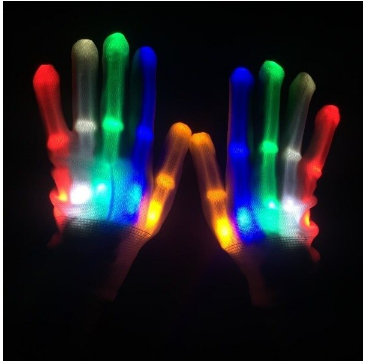 accessories : LED Neon Guantes™️ in Kleurrijk van Pantino