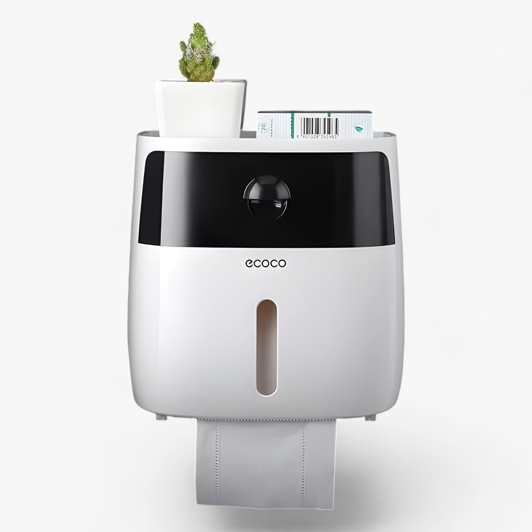 home & garden : Toilettenpapierhouder | Waterdichte dispenser - Opbergoplossing voor de badkamer in D-Zwart van Pantinoshop