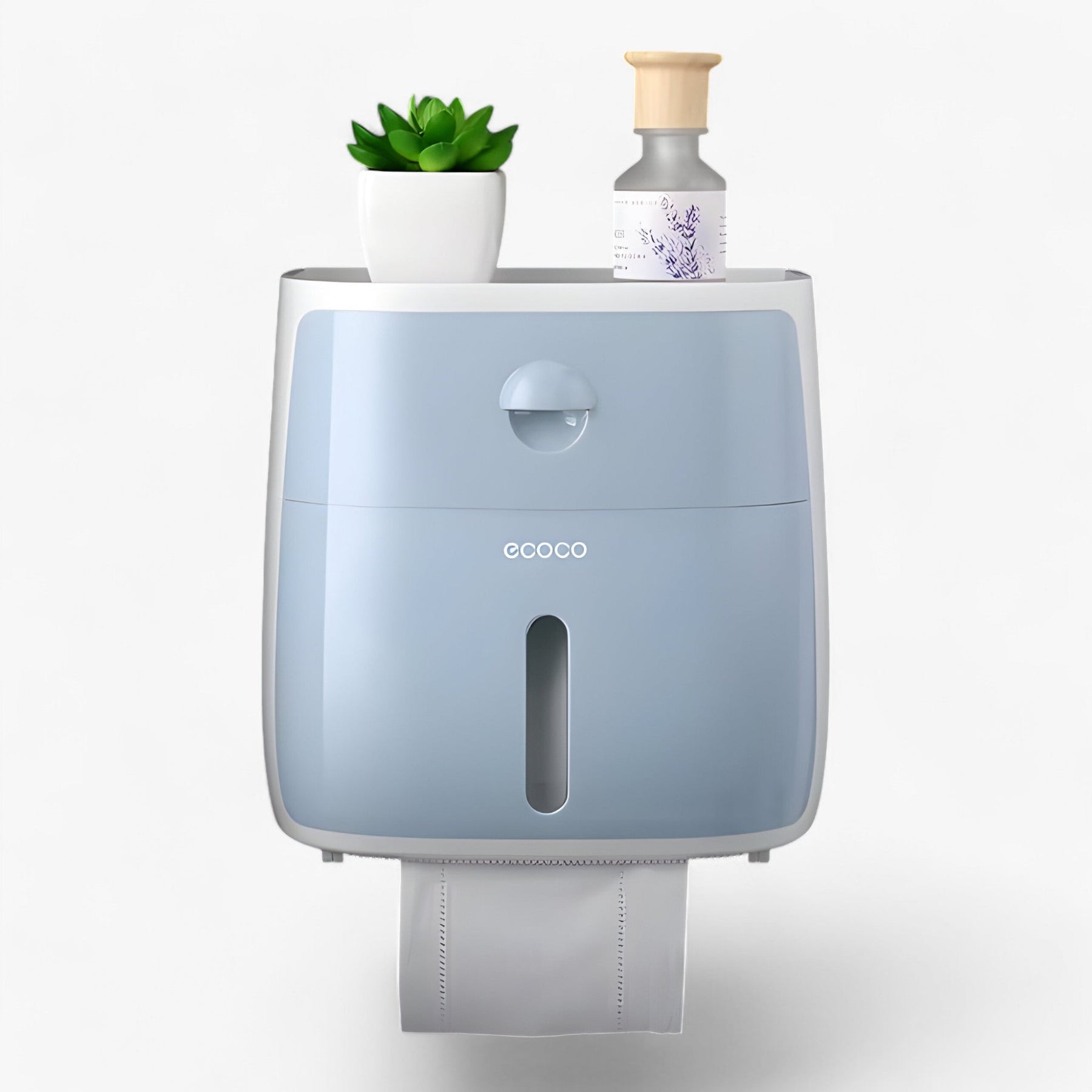 home & garden : Toilettenpapierhouder | Waterdichte dispenser - Opbergoplossing voor de badkamer in D-Blauw van Pantinoshop