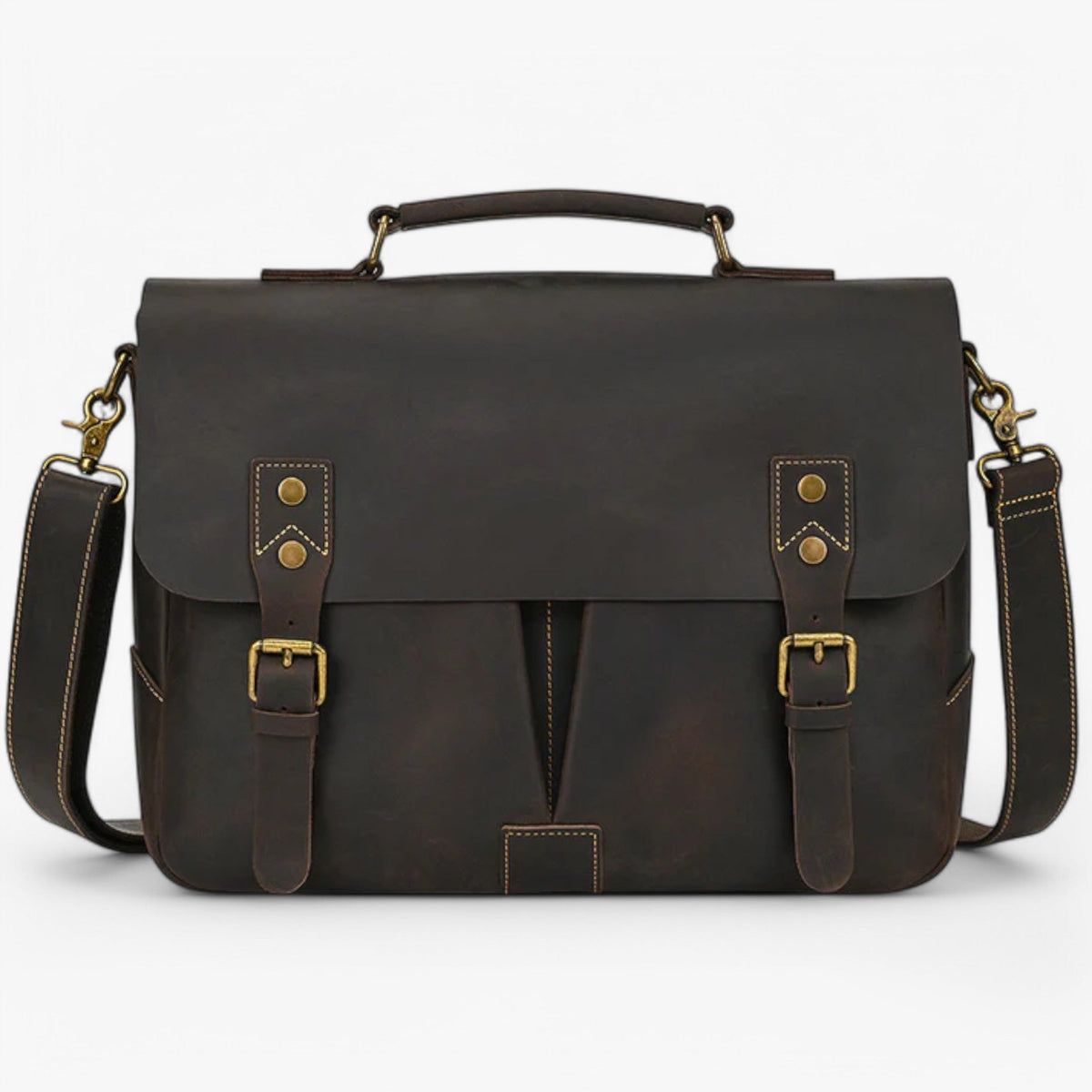 bags : Milaan | Leren Laptoptas met Schouderband in van Pantinoshop