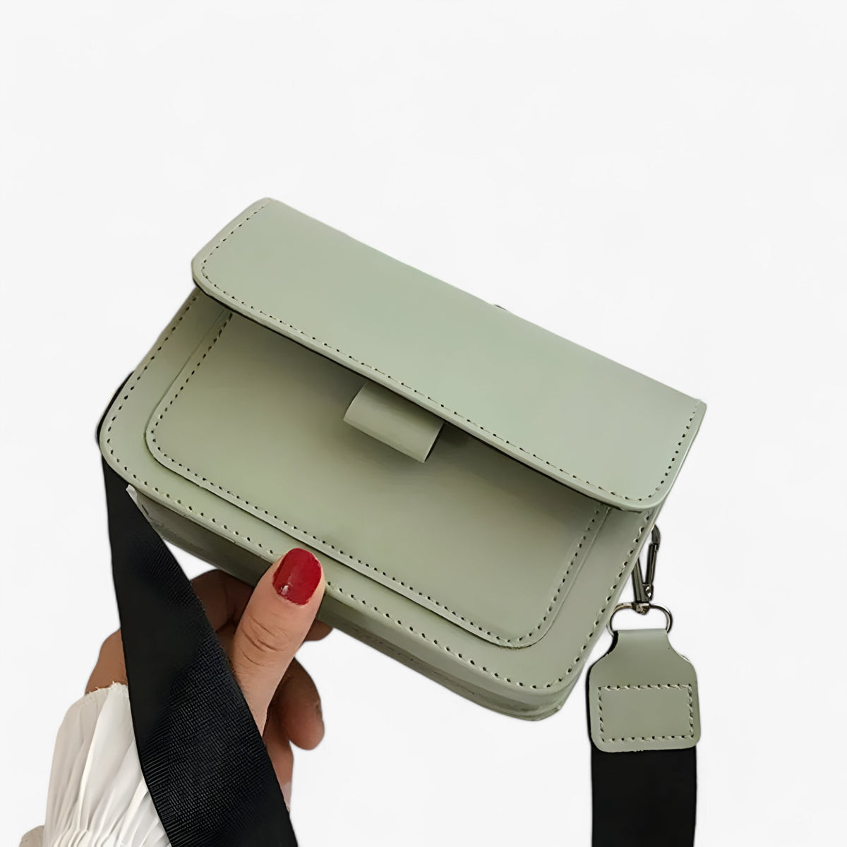 bags : Adela - Retro schoudertas in Groen van Pantino