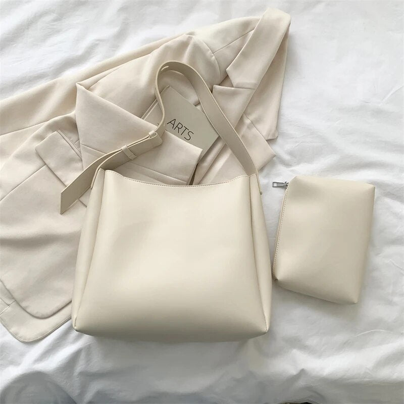 bags : Arabela - Leren draagtas in Beige van Pantino