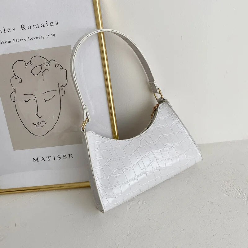 bags : Merve - Prachtige schoudertas in Wit van Pantino