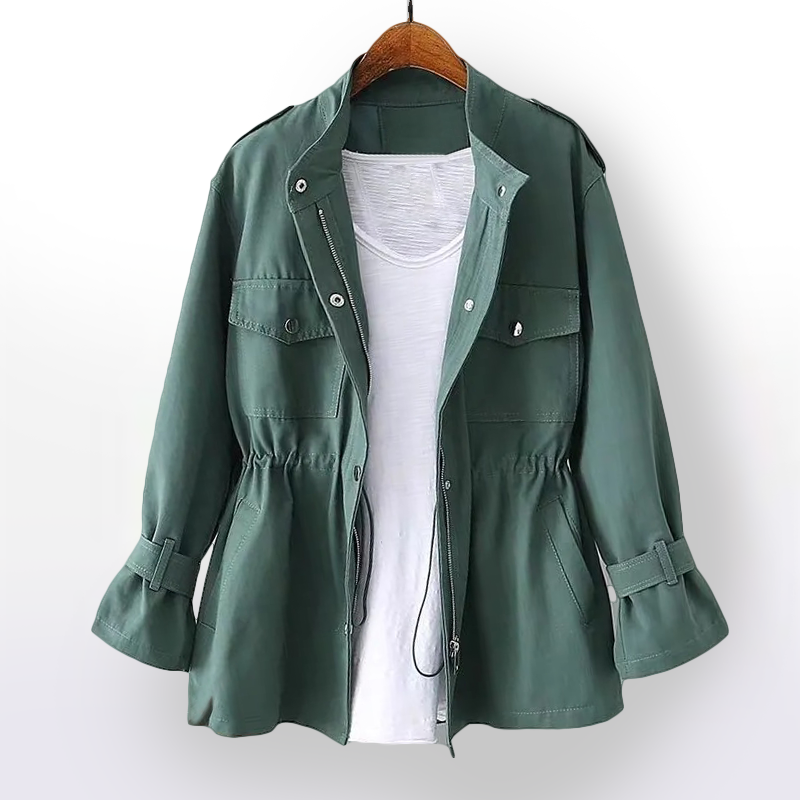 men's fashion : Bellavento - All Season Trenchcoat in Groen van Pantino