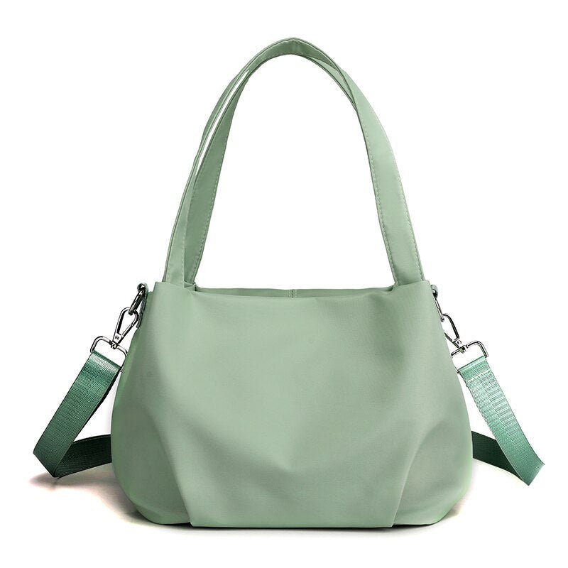 bags : Dunja | Lichtgewicht Casual Nylon Tas in Lichtgroen van Pantino