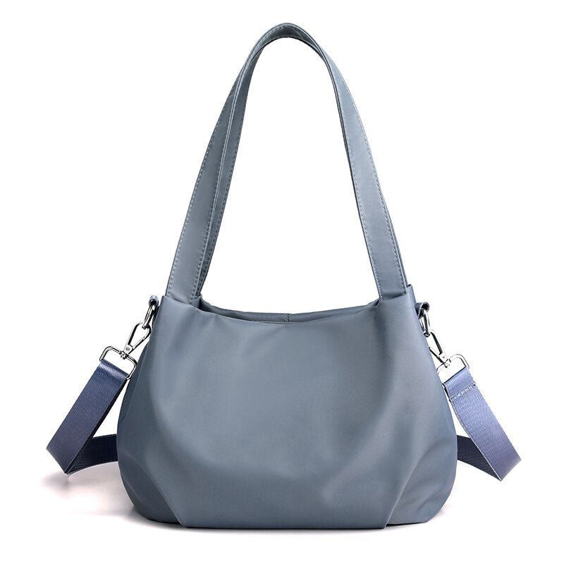 bags : Dunja | Lichtgewicht Casual Nylon Tas in Lichtblauw van Pantino