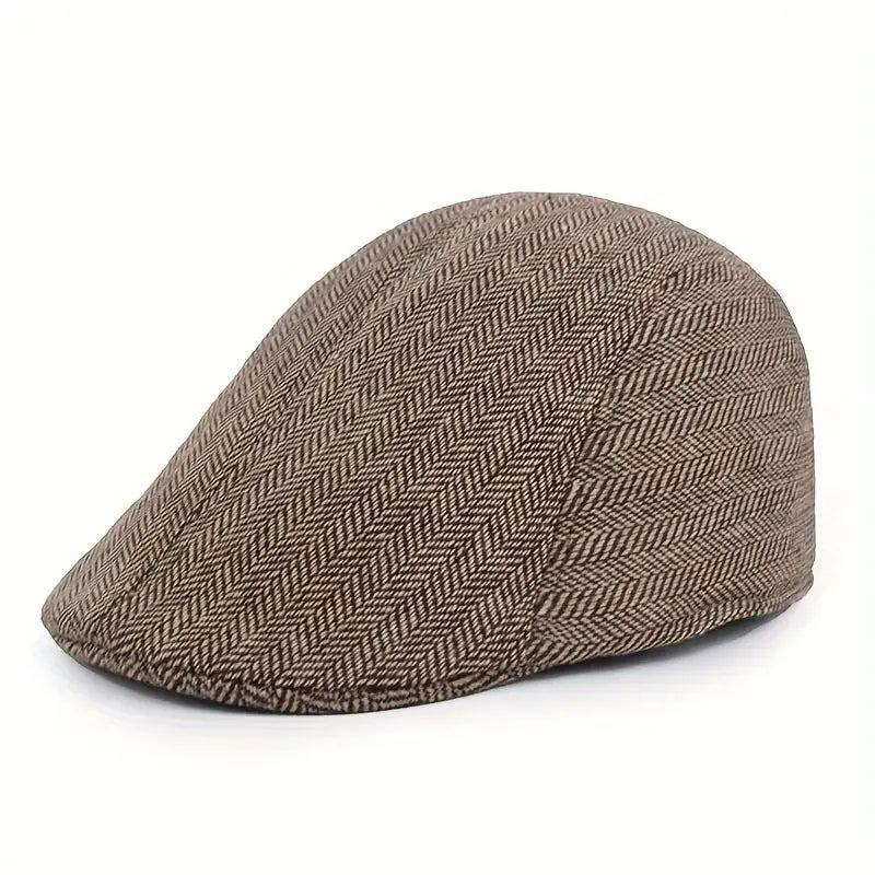 accessories : BeretHat - Hippe warmte muts voor middelbare leeftijd en ouderen ( 1+1 GRATIS ) in Khaki van Pantino