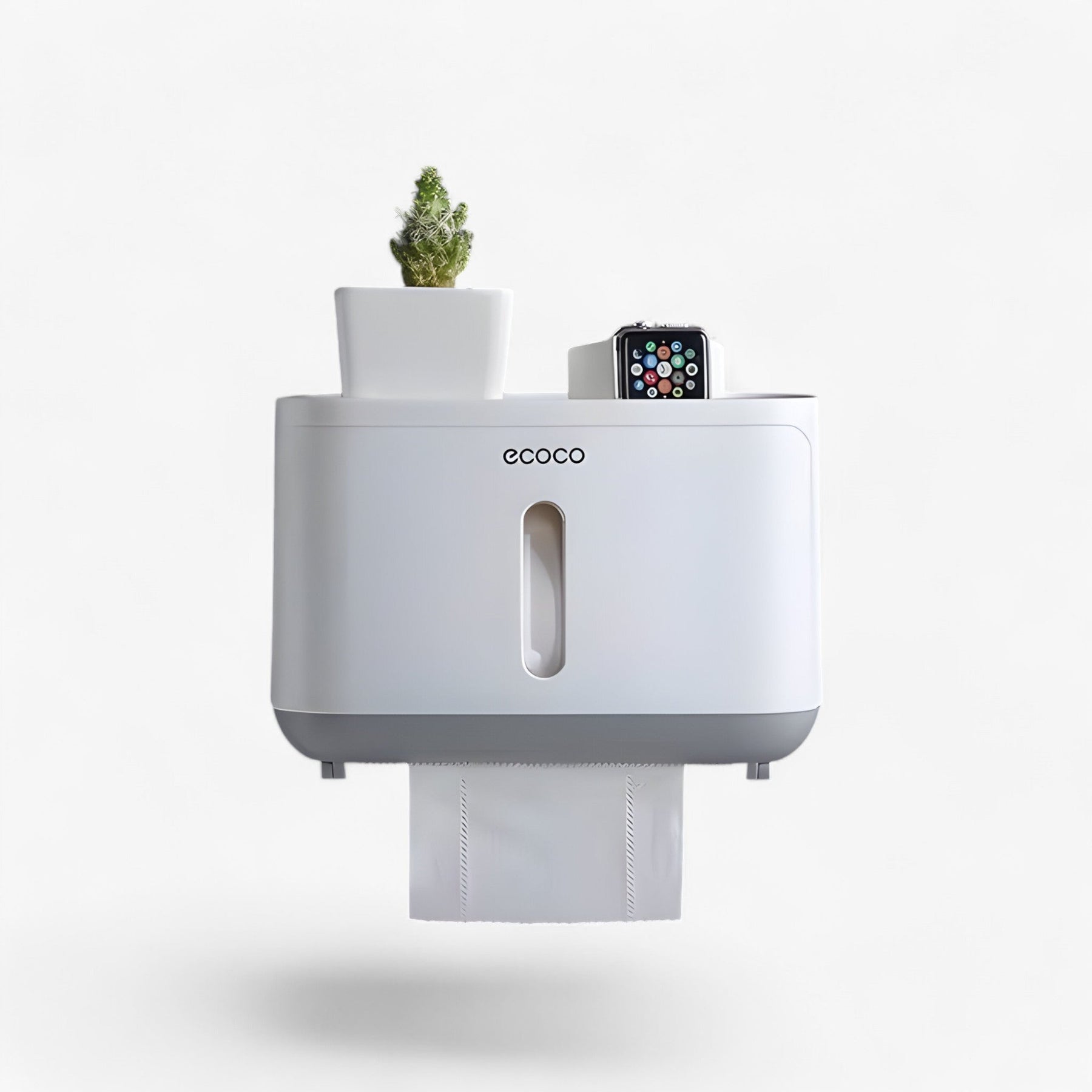 home & garden : Toilettenpapierhouder | Waterdichte dispenser - Opbergoplossing voor de badkamer in E-Grijs van Pantinoshop