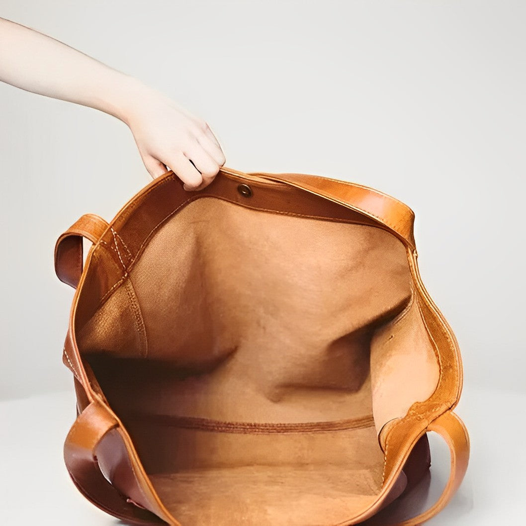bags : Helen - Vintage Oversized Schoudertas in van Pantino