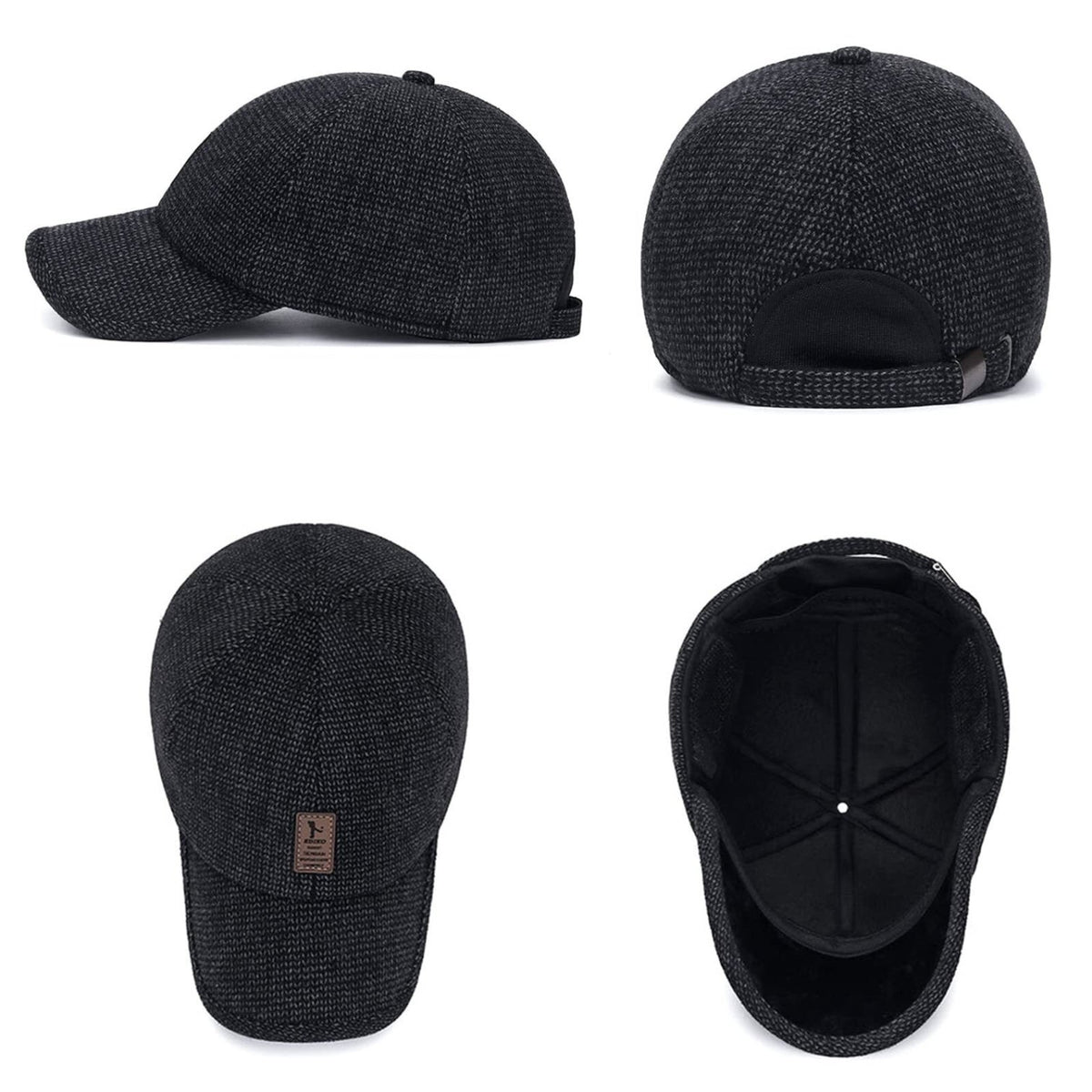 accessories : SnapHat™ - Gebreide Winter Baseballpet in van Pantino
