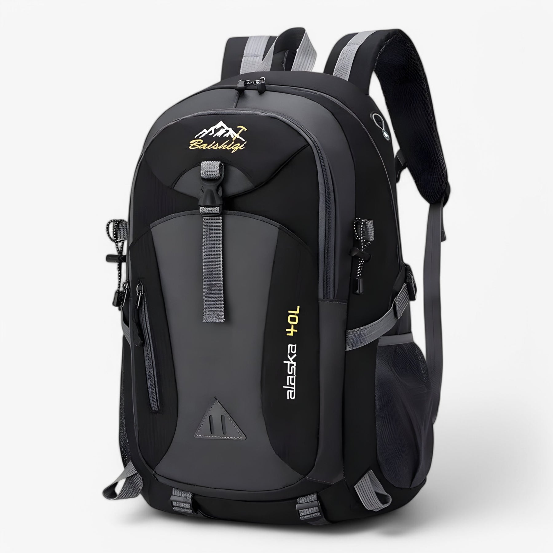 outdoor equipment : Christos | Waterdichte Outdoor Backpack in Zwart van Pantino