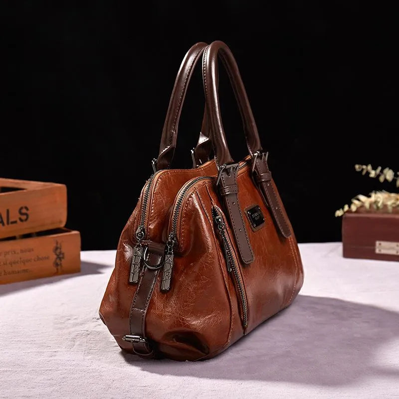 bags : Leren tas - Marja in van Pantino