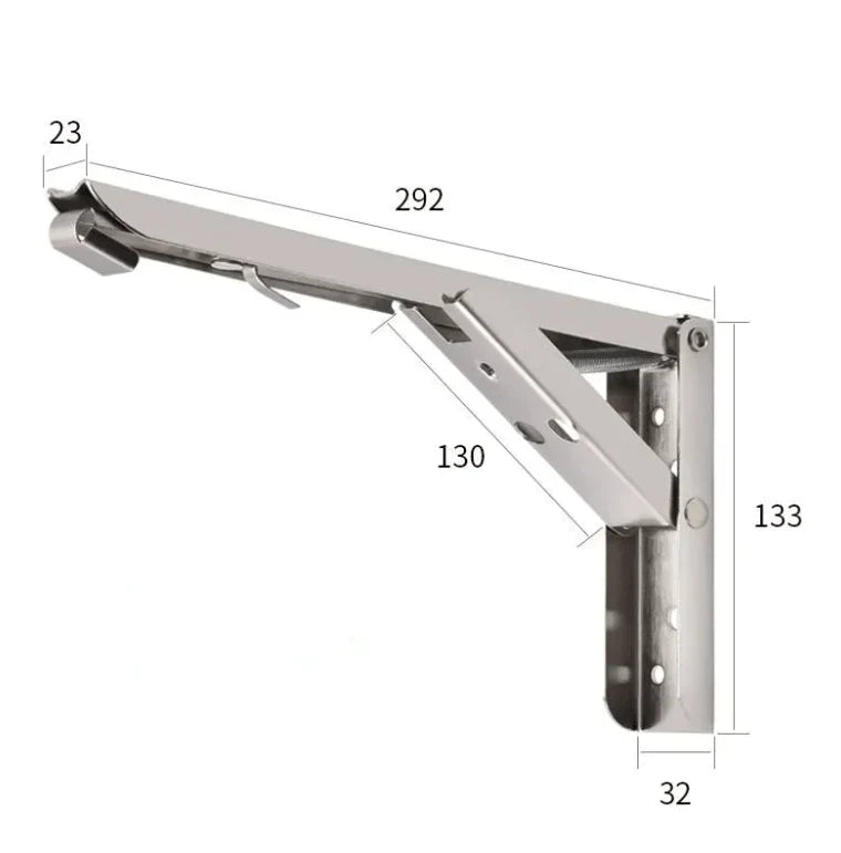 home & garden : Opvouwbare Muur Plank Beugel (2stuks) in 30 cm van Pantino