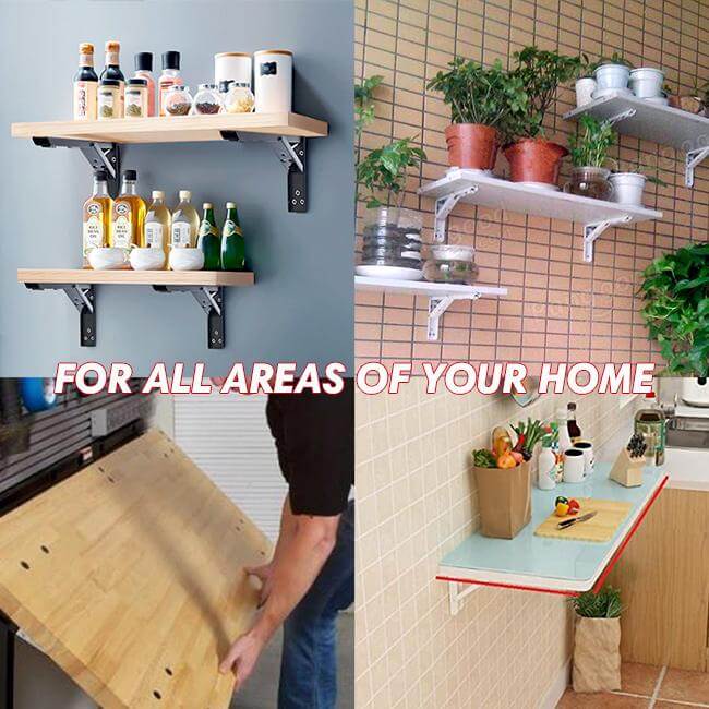 home & garden : Opvouwbare Muur Plank Beugel (2stuks) in van Pantino