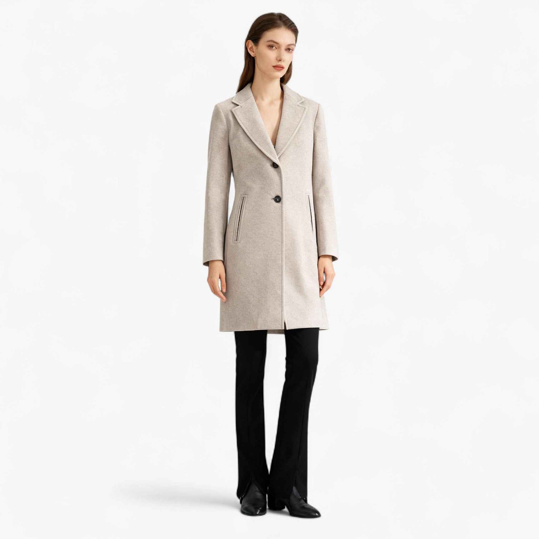 Patricia | Dames Vintage Elegante Jas met Schoudervulling