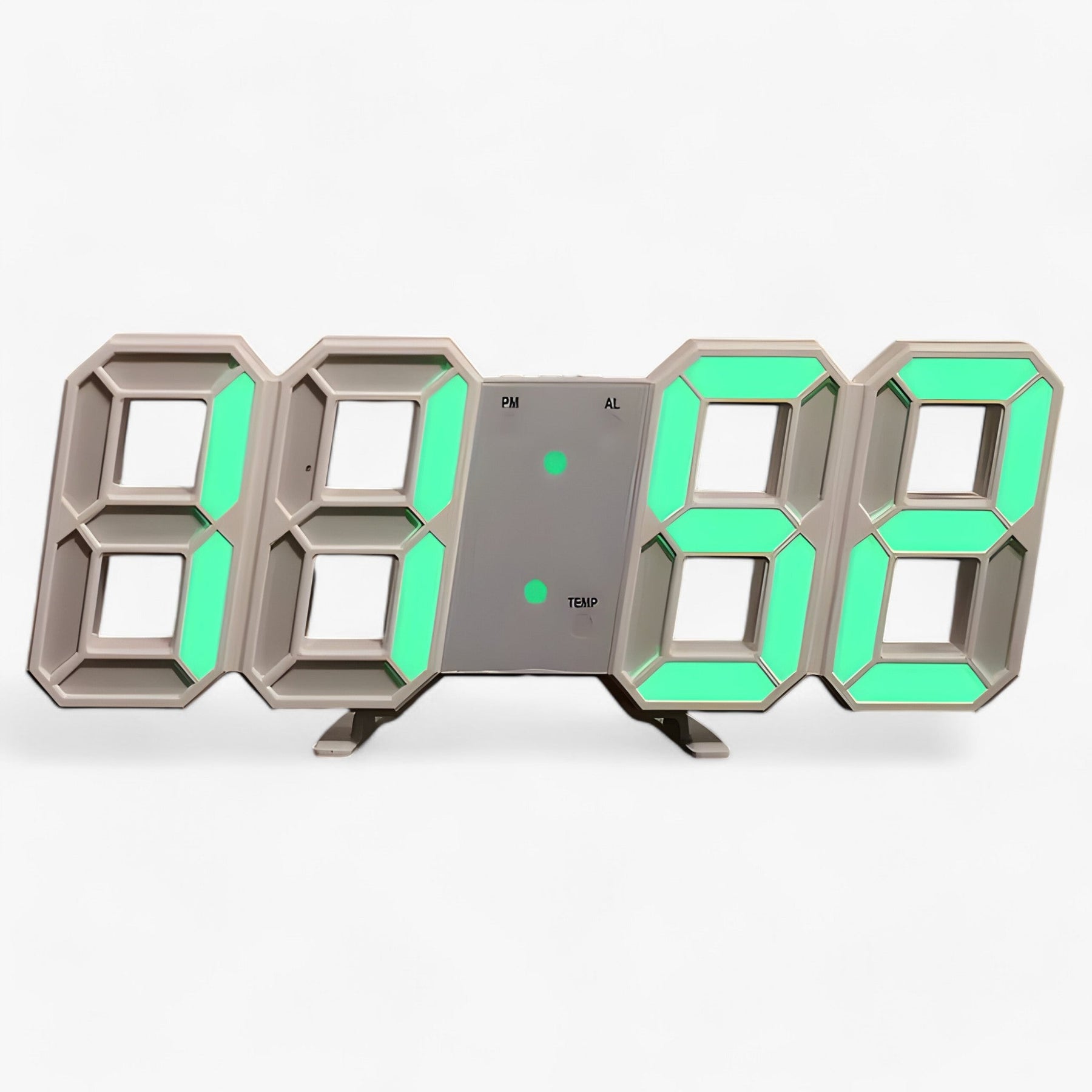 other : NordiClock | Wecker en digitale klok - Multifunctionele elektronische weergave in Wit en groen van Pantinoshop