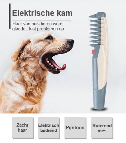 pets : GroomRight™ | Elektrische Huisdierkam in van Pantino