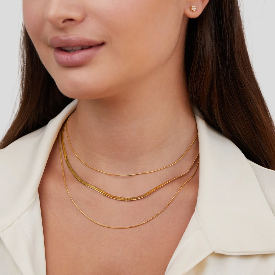 accessories : Gouden Naleya Ketting in van Pantino