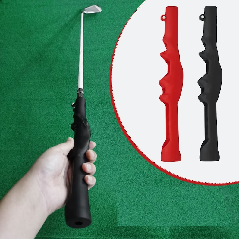 outdoor equipment : Golf Grip Training Hulpmiddel in Rechtshandig Zwart van Pantino