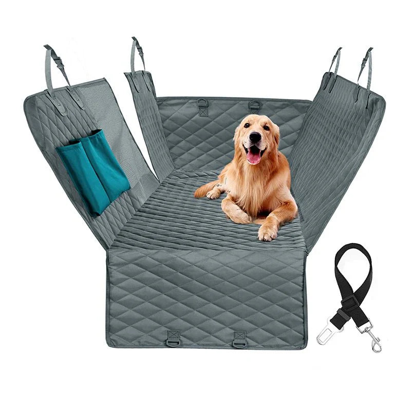 pets : Honden Auto Achterbank Cover in Grijs 152x143cm van Pantino