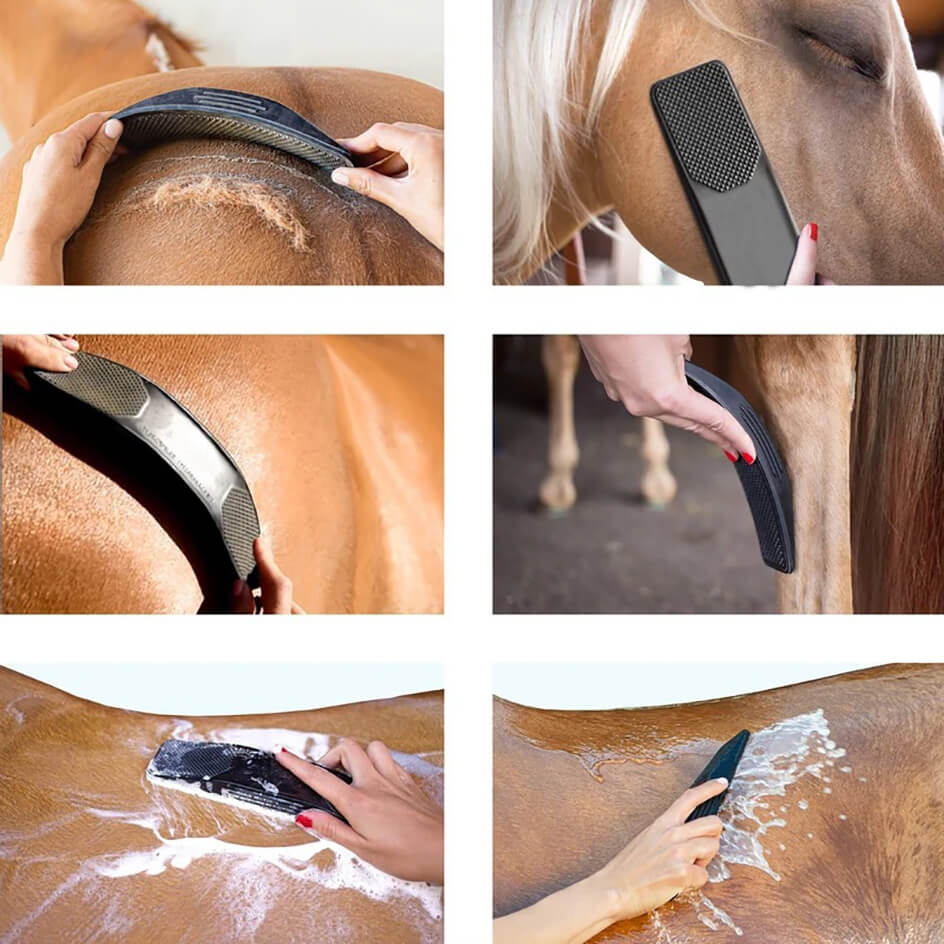 pets : HaloHorse™ | 6-In-1 Paardenborstel in van Pantino