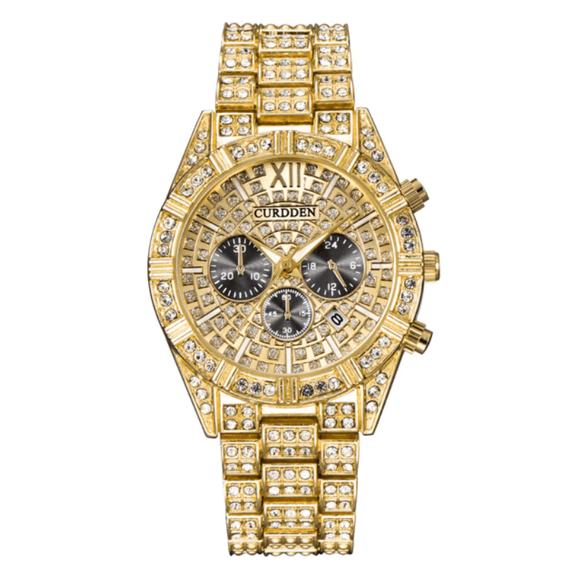 watches : Icey Phantom Horloge in Goud van Pantino