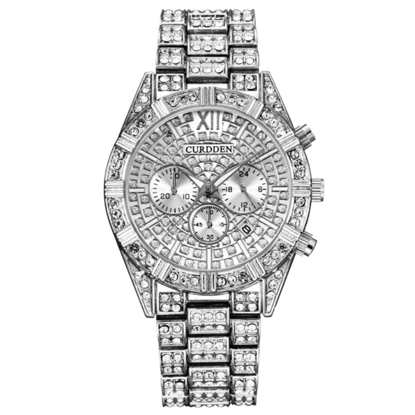 watches : Icey Phantom Horloge in Zilver van Pantino