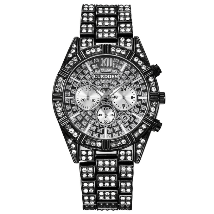 watches : Icey Phantom Horloge in Zwart van Pantino