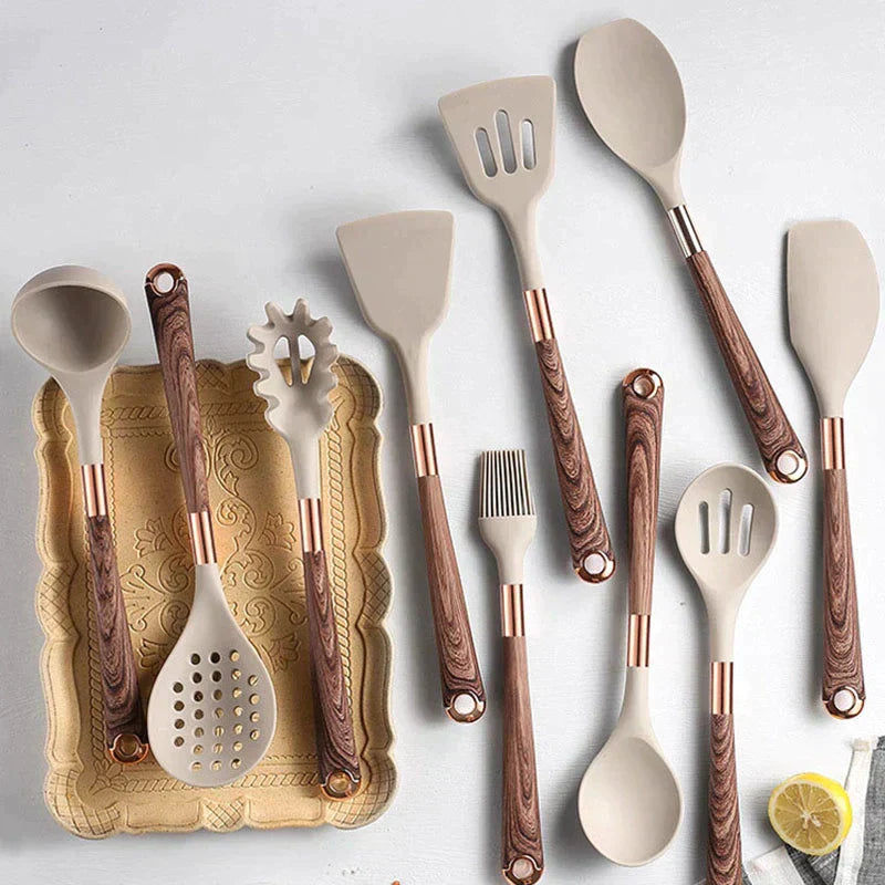 home & garden : Keukengereedschap Set van 10 stuks | Hoogwaardige siliconen - Carine in van Pantino